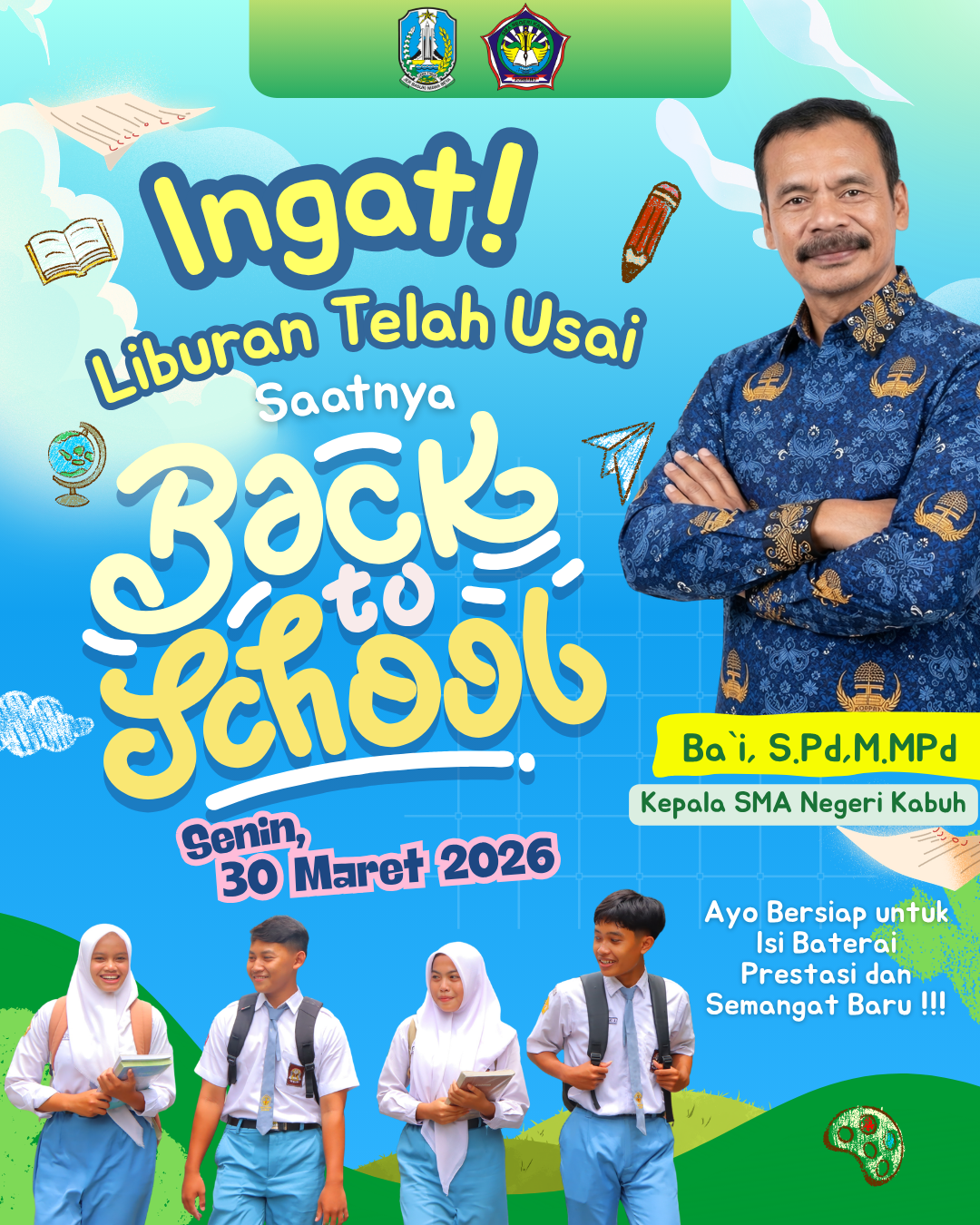 Back to School SMA Negeri Kabuh: Saatnya Kembali Berprestasi dan Berdisiplin
