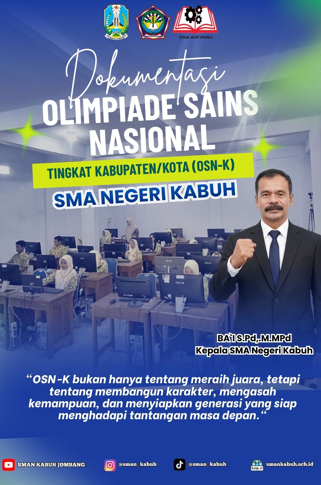 Pelaksanaan Olimpiade Sains Nasional Tingkat Kabupaten/Kota (OSN-K) di SMA Negeri Kabuh